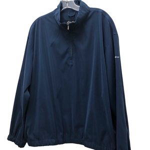 Eddie Bauer Women's Size XL Dark Blue Half Zip Long Sleeve Golf Jacket